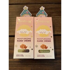 2X The Crème Shop Moisturizing Hand Cream Honey Almond Shea Butter& Vitamin E WN